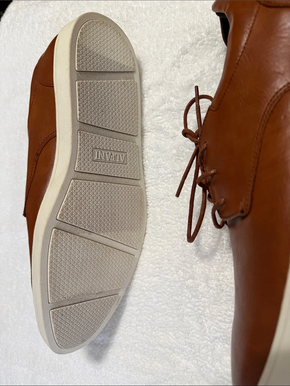 Alfani Men’s Brown Leather Chukka Boots